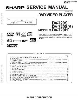 Сервисная инструкция Sharp DV-720S-H ― Manual-Shop.ru
