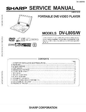 Сервисная инструкция Sharp DV-L80S/W ― Manual-Shop.ru