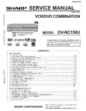 Сервисная инструкция Sharp DV-NC150U ― Manual-Shop.ru