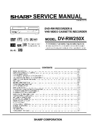 Сервисная инструкция Sharp DV-RW250X ― Manual-Shop.ru