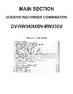 Сервисная инструкция Sharp DV-RW340U, DV-RW350U
