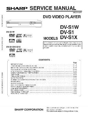 Сервисная инструкция Sharp DV-S1 ― Manual-Shop.ru