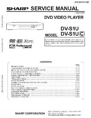 Сервисная инструкция Sharp DV-S1U ― Manual-Shop.ru
