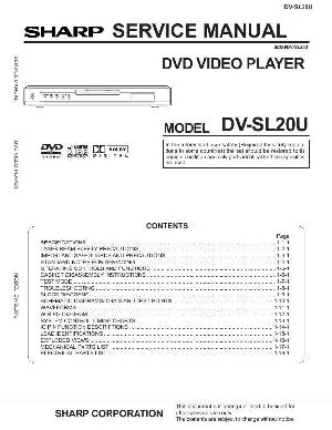Сервисная инструкция Sharp DV-SL20U ― Manual-Shop.ru