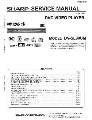 Сервисная инструкция Sharp DV-SL90 ― Manual-Shop.ru