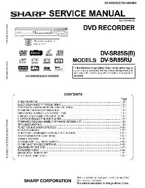 Сервисная инструкция Sharp DV-SR85RU ― Manual-Shop.ru