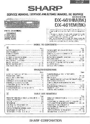 Сервисная инструкция Sharp DX-461HM-EM ― Manual-Shop.ru