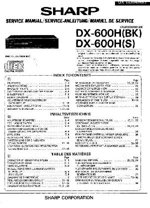 Сервисная инструкция Sharp DX-600H ― Manual-Shop.ru