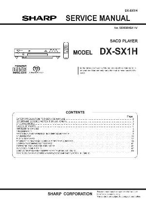 Сервисная инструкция Sharp DX-SX1H ― Manual-Shop.ru