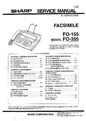 Сервисная инструкция Sharp FO-155A, FO-355A ― Manual-Shop.ru