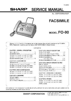 Сервисная инструкция Sharp FO-90RA ― Manual-Shop.ru