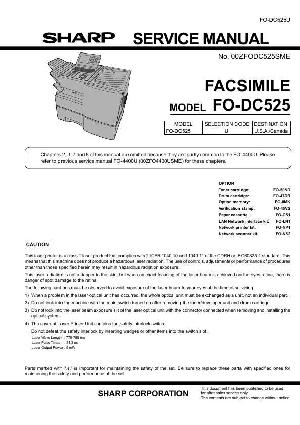 Сервисная инструкция Sharp FO-DC525 ― Manual-Shop.ru