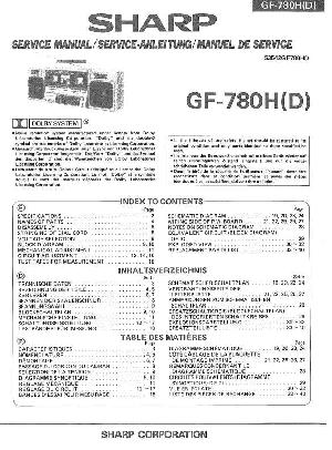 Сервисная инструкция Sharp GF-780H, D ― Manual-Shop.ru