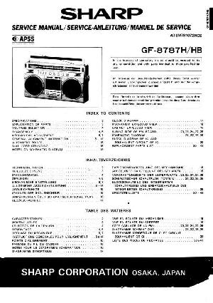 Сервисная инструкция Sharp GF-8787H ― Manual-Shop.ru