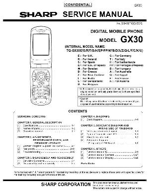 Сервисная инструкция Sharp GX30 ― Manual-Shop.ru