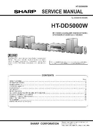 Сервисная инструкция Sharp HT-DD5000W ― Manual-Shop.ru