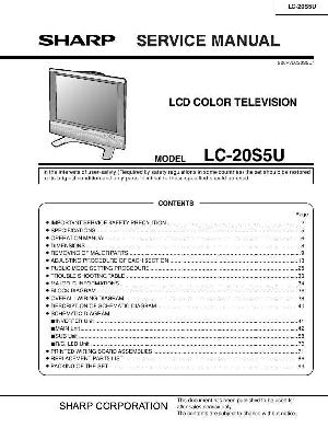 Сервисная инструкция Sharp LC-20S5U ― Manual-Shop.ru