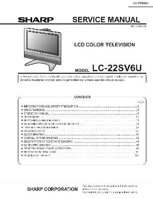 Сервисная инструкция Sharp LC-22SV6U ― Manual-Shop.ru