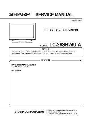 Сервисная инструкция Sharp LC-26SB24U ― Manual-Shop.ru