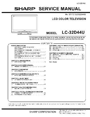 Сервисная инструкция Sharp LC-32D44U ― Manual-Shop.ru