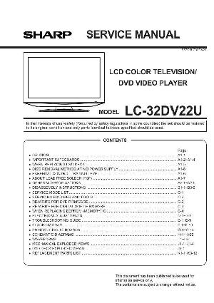 Сервисная инструкция Sharp LC-32DV22U ― Manual-Shop.ru