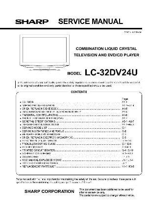Сервисная инструкция Sharp LC-32DV24U ― Manual-Shop.ru