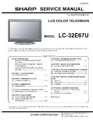 Сервисная инструкция Sharp LC-32E67U ― Manual-Shop.ru