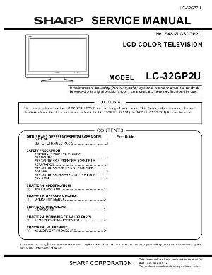 Сервисная инструкция Sharp LC-32GP2U ― Manual-Shop.ru