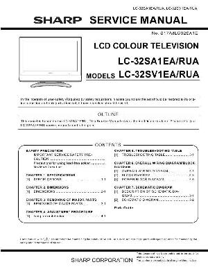 Сервисная инструкция Sharp LC-32SA1RUA, LC-32SV1RUA ― Manual-Shop.ru