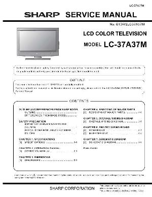 Сервисная инструкция Sharp LC-37A37M ― Manual-Shop.ru