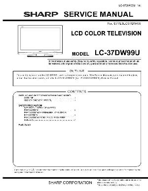 Сервисная инструкция Sharp LC-37DW99U ― Manual-Shop.ru