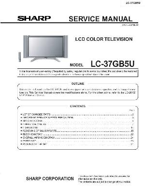 Сервисная инструкция Sharp LC-37GB5U ― Manual-Shop.ru