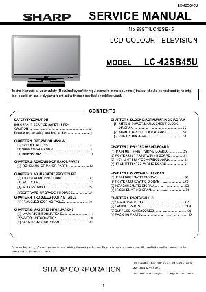 Сервисная инструкция Sharp LC-42SB45U ― Manual-Shop.ru