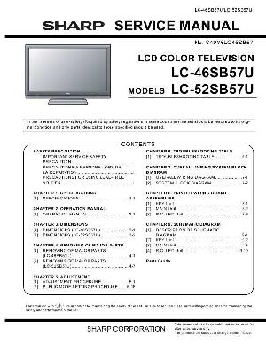 Сервисная инструкция Sharp LC-46SB57U, LC-52SB57U ― Manual-Shop.ru
