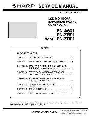 Сервисная инструкция Sharp PN-A601 ZB01 ZR01 ― Manual-Shop.ru