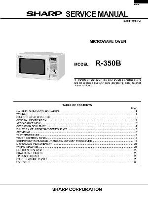 Сервисная инструкция Sharp R-350B ― Manual-Shop.ru