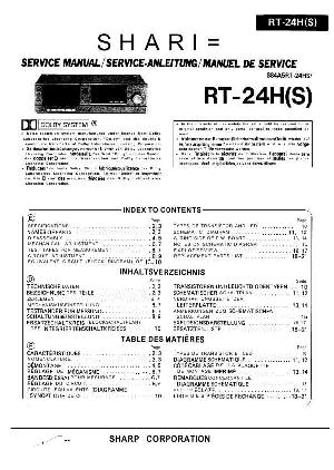 Сервисная инструкция Sharp RT-24 ― Manual-Shop.ru