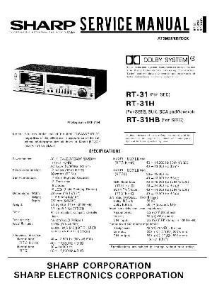 Сервисная инструкция Sharp RT-31 ― Manual-Shop.ru
