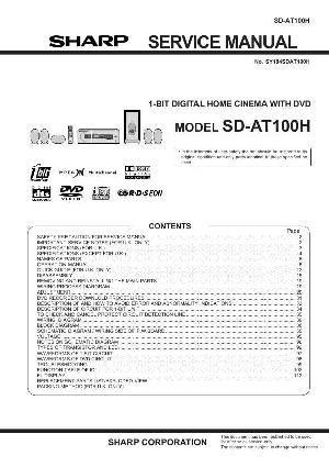 Сервисная инструкция Sharp SD-AT100H ― Manual-Shop.ru