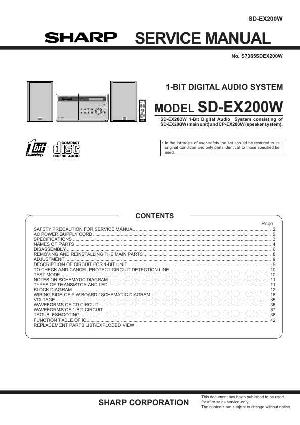 Сервисная инструкция Sharp SD-EX200W ― Manual-Shop.ru