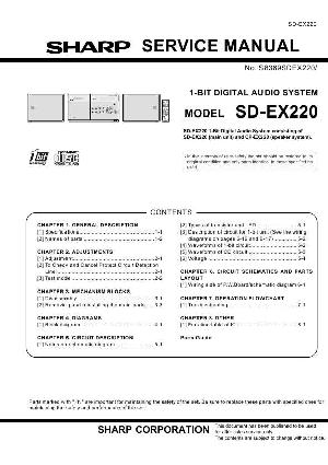 Сервисная инструкция Sharp SD-EX220 ― Manual-Shop.ru