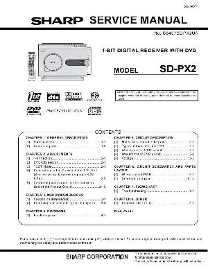 Сервисная инструкция Sharp SD-PX2 ― Manual-Shop.ru