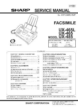 Сервисная инструкция Sharp UX-465L ― Manual-Shop.ru
