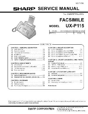 Сервисная инструкция Sharp UX-P115 ― Manual-Shop.ru