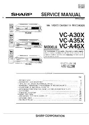 Сервисная инструкция Sharp VC-A30X, VC-A35X, VC-A45X ― Manual-Shop.ru