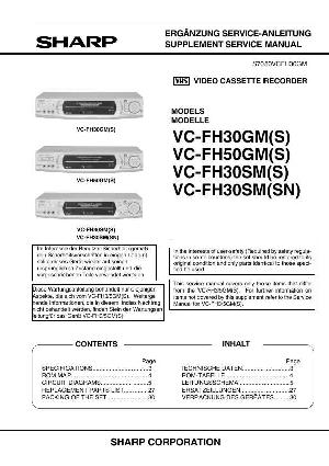 Сервисная инструкция Sharp VC-FH30, VC-FH50 ― Manual-Shop.ru