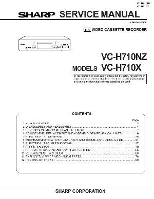 Сервисная инструкция Sharp VC-H710X ― Manual-Shop.ru