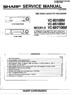 Сервисная инструкция Sharp VC-M310BM, VC-M510BM, VC-MH710BM ― Manual-Shop.ru