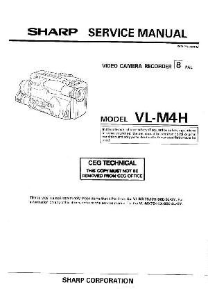 Service manual Sharp VL-M4H ― Manual-Shop.ru