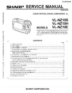 Сервисная инструкция Sharp VL-NZ10E ― Manual-Shop.ru